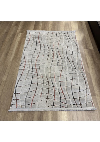 Luxess Halı Sunset 1171 Gri Modern Yumuşak Makine Halısı Çok Renkli