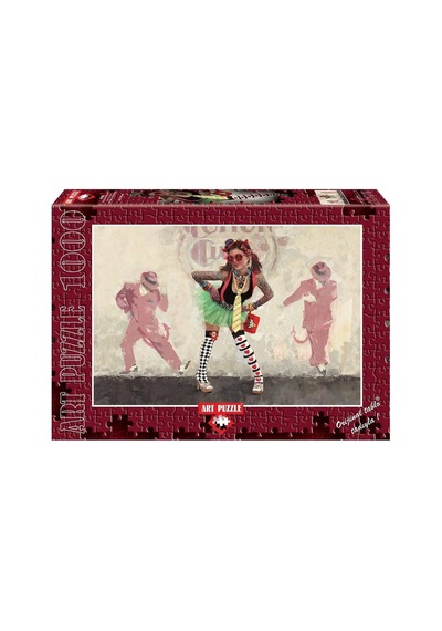4355 Art Puzzle Şeytan Mı Melek Mi 1000 Parça Puzzle Belirtilmemiş