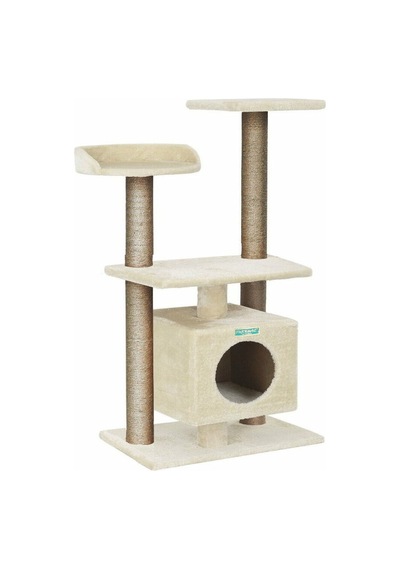 Turkuaz Pet TR-427/2 Newsculptor Katlı Kedi Tırmalama Evi 58 x 40 x 102 CM