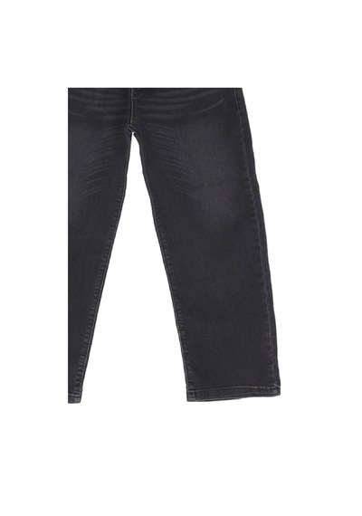 Modanino Erkek Çocuk Esnek Belli Likralı Geniş Kesim Jean Pantolon 13-17 Yaş 12367 Siyah