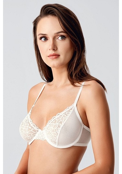 New Bra 34-8410 Telli Desteksiz Sütyen ekru