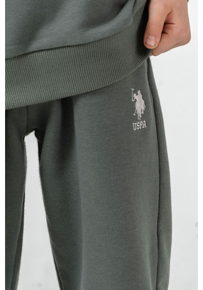 U.S. Polo Assn. Erkek Çocuk Baskılı Haki Uzun Kol Eşofman Takımı Us2606-c-v5 Us2606-c-v5
