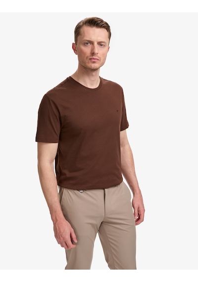 Pierre Cardin Erkek Koyu Kahverengi Tişört Basic 50325299-vr084