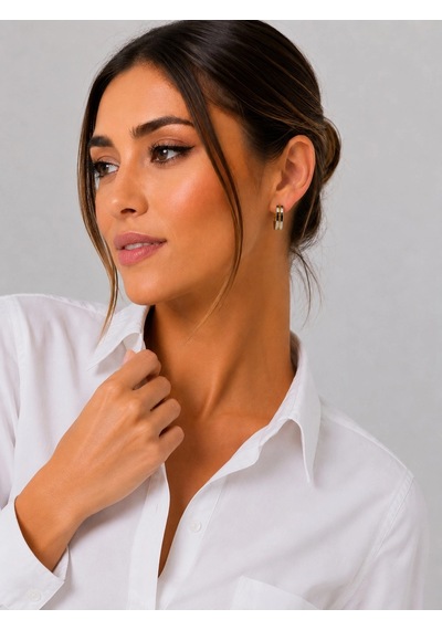 14 Ayar Altın Ajda Model J Küpe 44744453