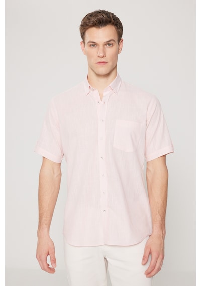 AC&Co / Altınyıldız Classics Erkek Pembe Comfort Fit Düğmeli Yaka %100 Pamuk Flamlı Kısa Kollu Casual Gömlek 4A2022200132PMBS Pembe AC&Co / Altınyıldız Classics Erkek Pembe Comfort Fit Düğmeli Yaka %100 Pamuk Flamlı Kısa Kollu Casual Gömlek 4A2022200132PMBS Pembe