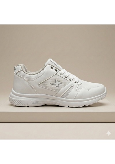 Xstep Unisex 36-47 Numara Arası Rahat Günlük Tekstil Spor Ayakkabı Beyaz