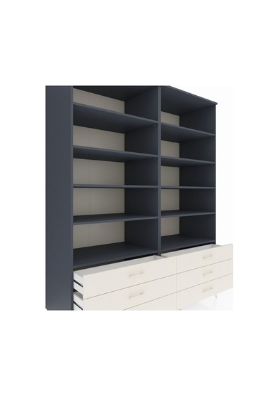 Kronos Gardrop 10 Raflı 6 Çekmeceli 176x59x221 Antrasit-antrasit/aytaşı Antrasit/aytaşı Kronos Gardrop 10 Raflı 6 Çekmeceli 176x59x221 Antrasit-antrasit/aytaşı Antrasit/aytaşı