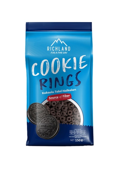5 Adet Richland Cookie Rings Kakaolu Tahıl Halkaları 150 G
