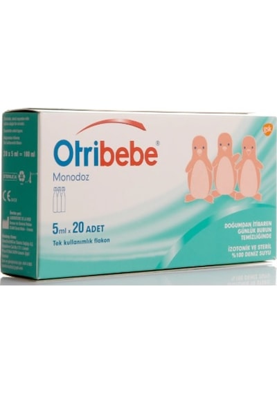 Otribebe Monodoz Serum Fizyolik 5 Ml X 20 Flakon