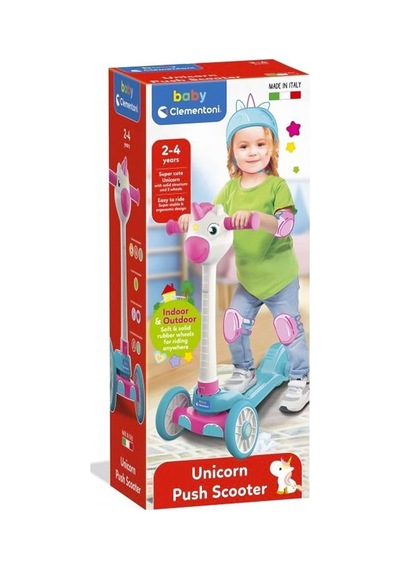 Clementoni Baby Unicorn Push Scooter 17749 Çok Renkli