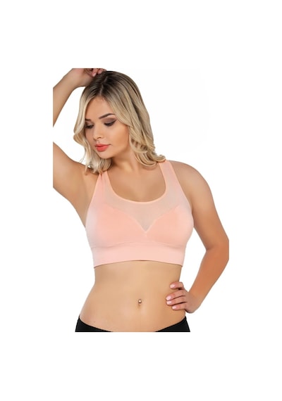 Pudra Mı Emay 4027 Seamless Tül Pedli Toparlayıcı Büstiyer Pudra