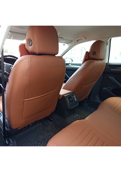 Volkswagen Passat Araca Özel Deri Oto Koltuk Kılıfı (452607897)