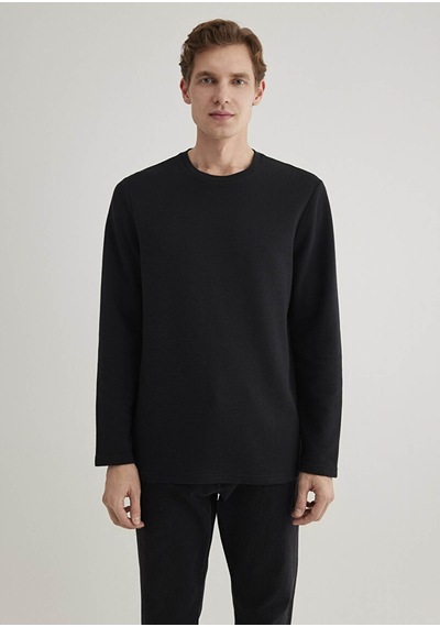 Mavi Siyah Erkek Sweatshirt M064622-21842 Siyah
