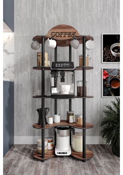 Cortado Kahve Köşesi Ceviz Kahverengi