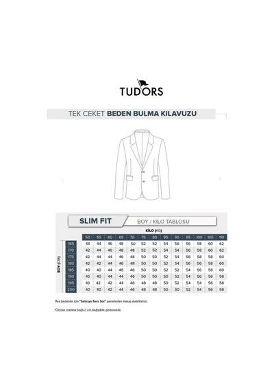 Tudors Erkek Slim Fit Mono Yaka Çift Yırtmaçlı Casual Lacivert Tek Ceket-33912 Lacivert