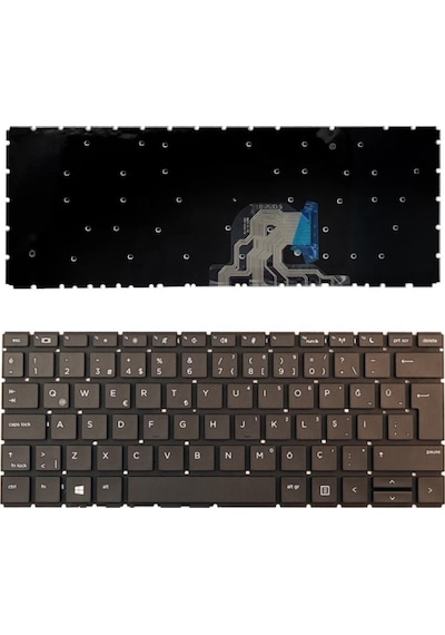 Asya.Depo HP Uyumlu Probook 7Df55Ea Klavye Tuş Takımı Siyah Tr