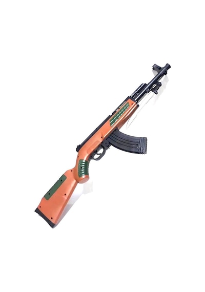 Boncuk Atan Tüfek Ak47 Boncuklu Oyuncak Tabanca Silah 58 CM Boncuk Atan Tüfek Ak47 Boncuklu Oyuncak Tabanca Silah 58 CM