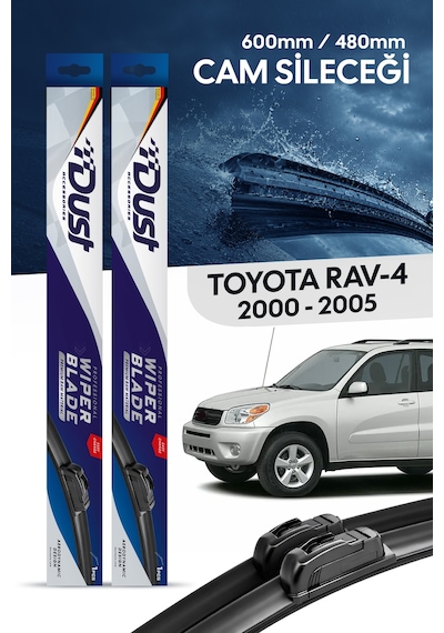 Toyota Rav-4 Silecek Takımı 2000-2005 Uyumlu 600mm/480mm