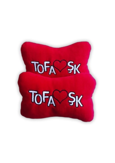 Tofaş Şahin Doğan Kartal Yüksek Torpido Koruma Halısı / Tofaş Kırmızı Polar Yastık Oto Aksesuar