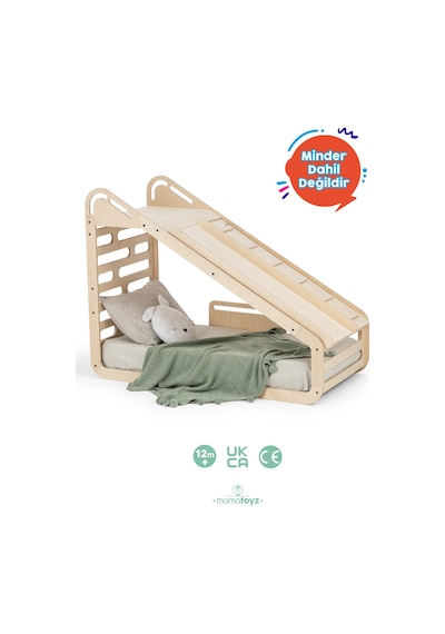Sleepy Ahşap Montessori Yatak 70x140 Cm Kaydıraklı, Tırmanma Tahtalı, Salıncaklı, Yazı Tahtalı, Masalı Çocuk Yatağı Sleepy Ahşap Montessori Yatak 70x140 Cm Kaydıraklı, Tırmanma Tahtalı, Salıncaklı, Yazı Tahtalı, Masalı Çocuk Yatağı