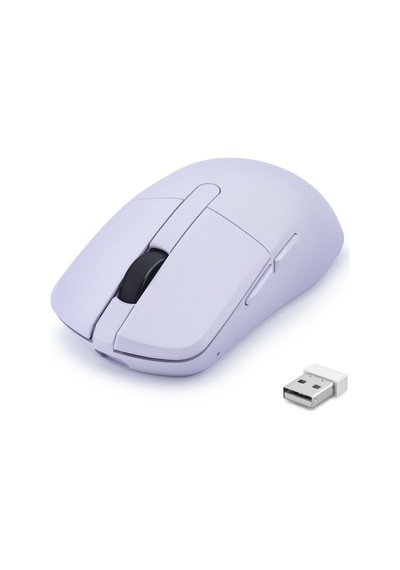 Dual Mode Şarjlı Kablosuz Mouse Bluetooth 2.4 Ghz 6200 Dpı Lila Hdx3414l