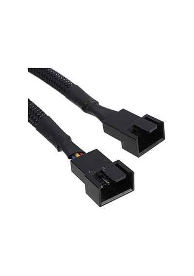 3C Fan Çoklayıcı 2 Port Y Pwm 4 Pin Splitter Çoklayıcı Switch Kablosu 5025