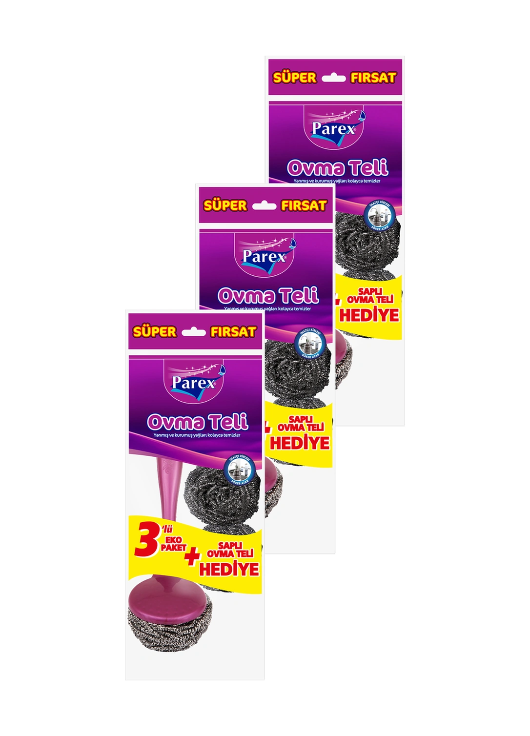 3lü Ovma Teli + Sapli Ovma Teli Firsat Paketi Üçlü Set