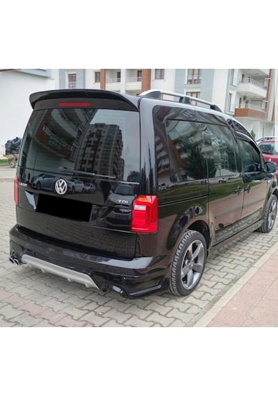 Volkswagen Caddy 2016 Ve Üstü Arka Tampon Eki Boyasız