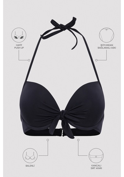 Penti Cup Siyah Bikini Üstü