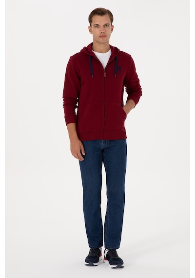 U.s. Polo Assn. Erkek Bordo Hırka Örme 50307765-vr014 Bordo