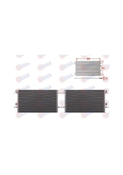 Renault Laguna 2 - Iı Klima Kondenser Radyatörü - 8200332852 - Veka