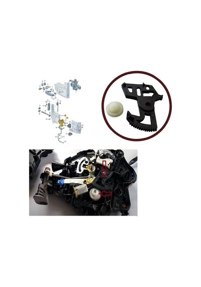 Yan Sürgülü Kapı Kilit Dişli Seti Vw Caddy 3 T5 Multivan İçin