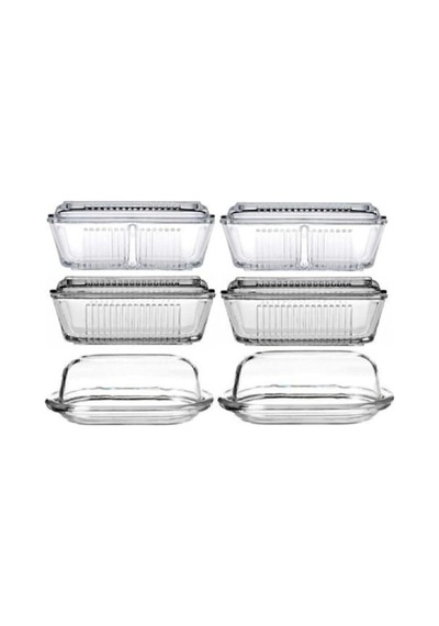 Paşabahçe Basic Frigo 6lı Cam Kahvaltılık Tereyağlık Seti Sku: Smg8690010228901 Açık