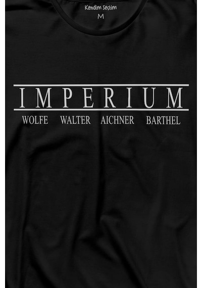Wwe Imperium Wolfe Walter Aichner Barthel Amerikan Güreşi Uzun Kollu Tişört Baskılı T-shirt 001