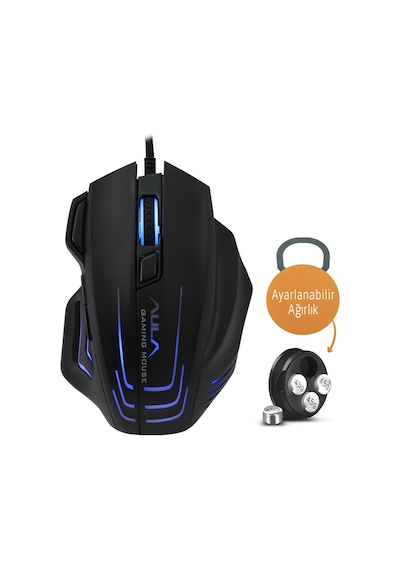 Aula S18 6400dpı Rgb 7 Programlanabilir Tuş 1000hz Gaming Oyuncu Mouse Diğer