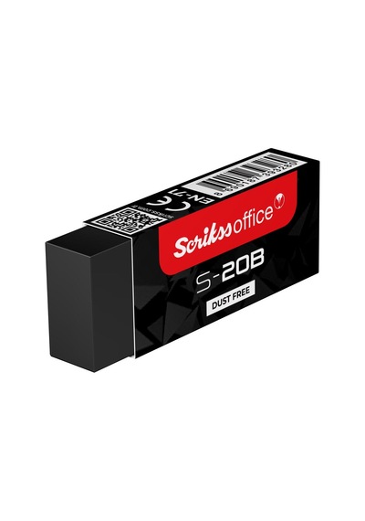 Scrikss S-20b Siyah Silgi - 1 Adet