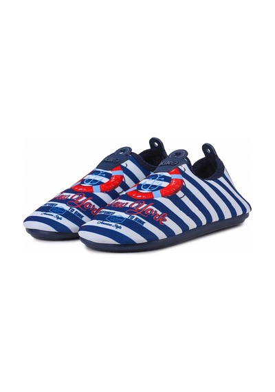 Kiko Kids Newyork Havuz Plaj Erkek Çocuk Deniz Ayakkabısı 7562 Lacivert Lacivert