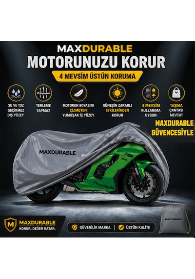 Bajaj Dominar 400 Motosiklet Brandası Su Geçirmez 4 Mevsim Boya Dostu Motor Brandası + Taşıma Çantalı