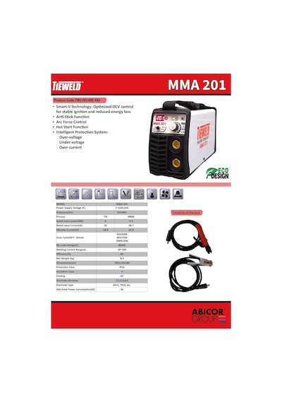 Tr Tieweld Mma 201 İnverter Kaynak Makinası 200 Amper