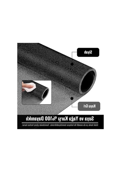 Çift Renkli Pu Deri Mousepad, 80x40 Cm, Su Geçirmez Tasarım