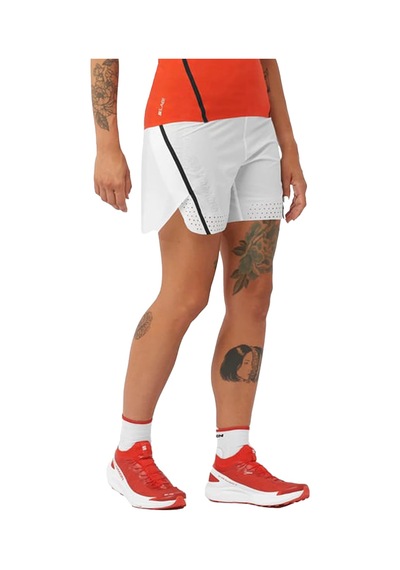 Salomon Salomon S/lab Speed 2in1 Short Kadın Beyaz Koşu Şortu 27985 Beyaz
