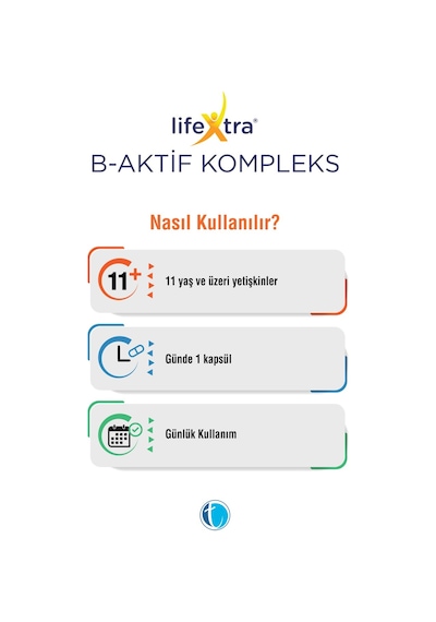 LifeXtra B-Aktif Kompleks ( B- Aktif Kompleks Takviye Edici Gıda