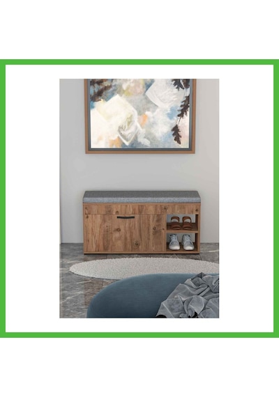 Vaveni Ayakkabılık Minderli Bench Dolap Çok Amaçlı Raflı Puflu Oturaklı Ayakkabı Dolabı 192 Atlantik Çam Arz Vaveni Ayakkabılık Minderli Bench Dolap Çok Amaçlı Raflı Puflu Oturaklı Ayakkabı Dolabı 192 Atlantik Çam Arz