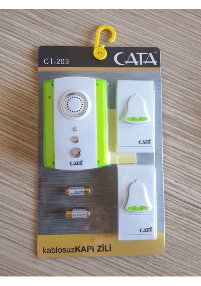 Cata Ct-203 Kablosuz Kapı Zili Yeşil
