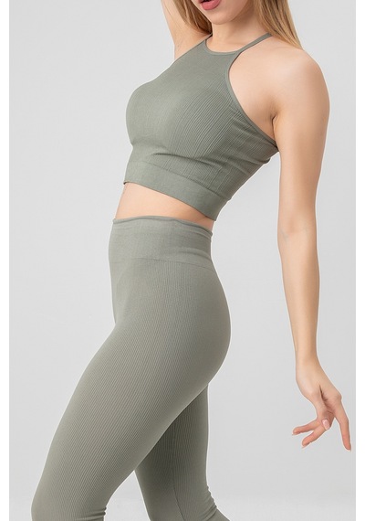 Doremi Seamless Örme Halter Yaka Büstiyer 001