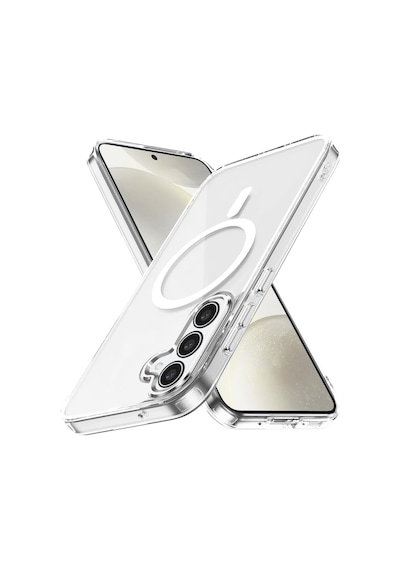 İçi Ve Dışı Jelatinli Galaxy Uyumlu A16 Kılıf Magsafe Wireless Kablosuz Şarj Destekli Şeffaf Darbe Emici