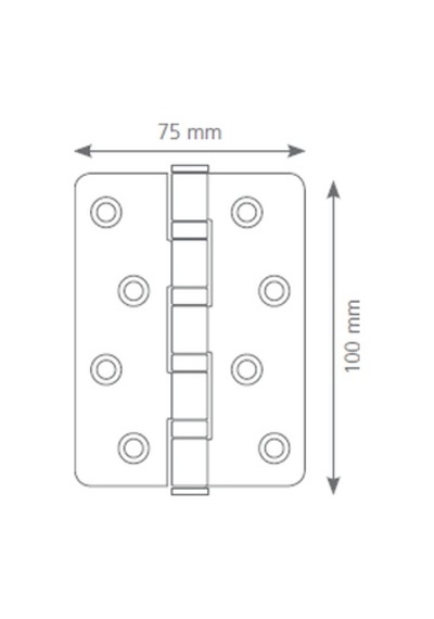 Camaks Canex Paslanmaz Menteşe ( Oval ) 1.7 Mm