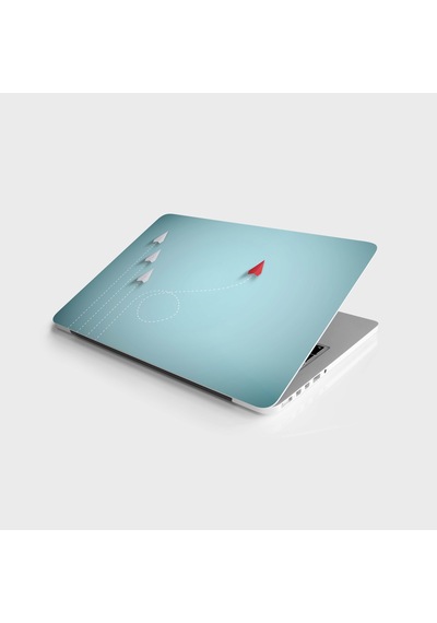 Laptop Sticker Notebook Kaplama Etiketi Kağıt Uçak