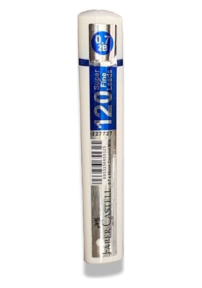 Faber Castell 2b 0.7 Uç 120 Li Tüp Süt Beyaz