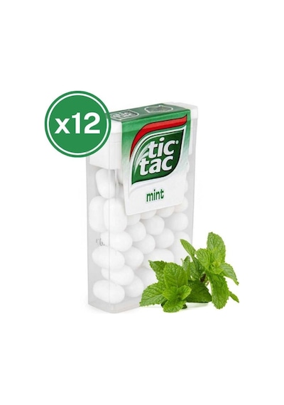 Tic Tac Nane Aromalı Şeker 18 Gr. (12 Adet)